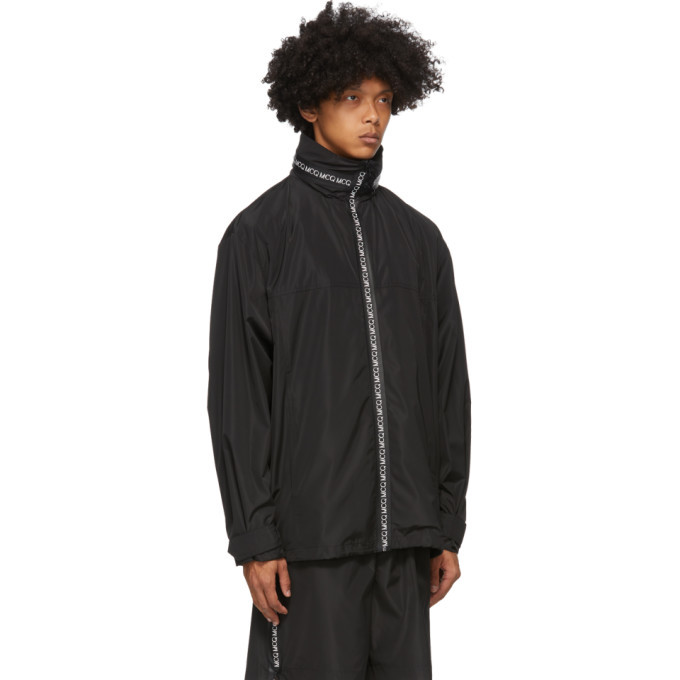 McQ ALEXANDER McQUEEN ナイロンジャケット　［Nrt］ McQ Alexander McQueen Black Zip Jacket McQ Alexander McQueen