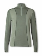 BOGNER - Flynn Stretch-Jersey Half-Zip Base Layer - Green