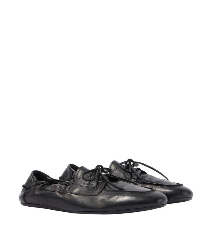 Photo: Prada Shuffle leather loafers