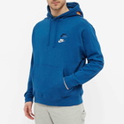 Nike Men's Multi Swoosh Popover Hoody in Court Blue