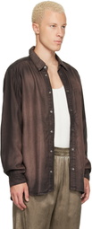 Diesel Brown Fluid Shirt