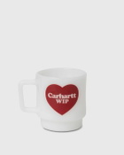 Carhartt WIP Heart Glass Mug White Mens Kitchen- & Tableware