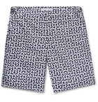 Orlebar Brown - Dane Slim-Fit Long-Length Printed Swim Shorts - Blue