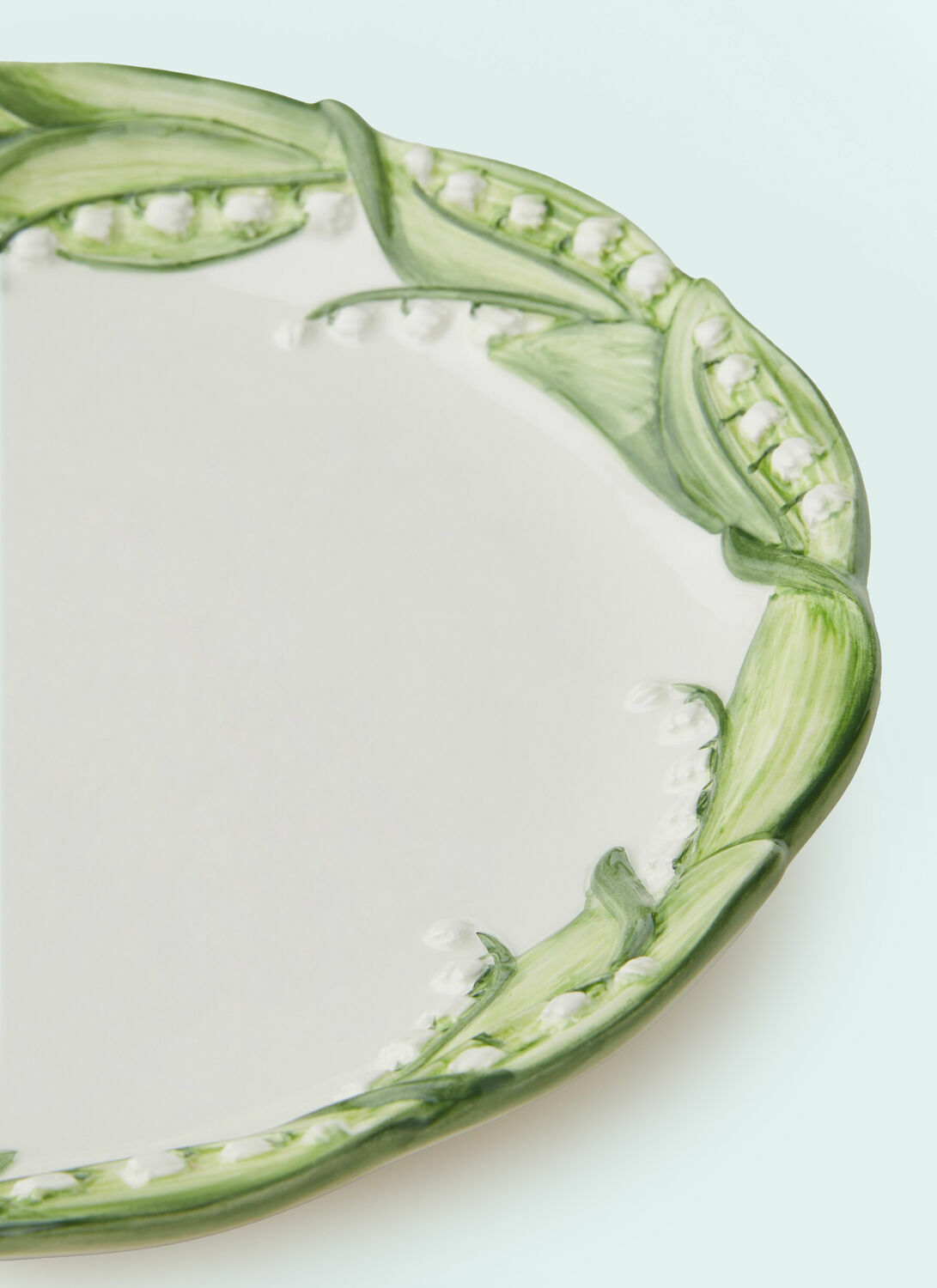 Les-Ottomans Lily Of The Valley Dinner Plate