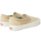 Vans - OG Classic LX Suede and Canvas Slip-On Sneakers - Neutrals