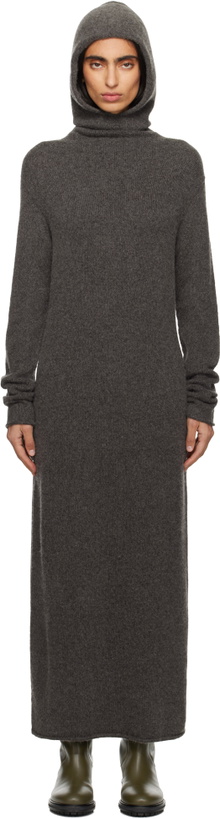 Photo: Lauren Manoogian Gray Soft Balaclava Maxi Dress