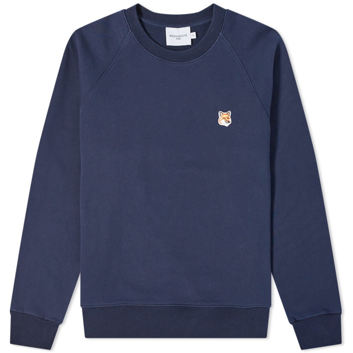 Photo: Maison Kitsuné Fox Head Patch Adjusted Crew Sweat