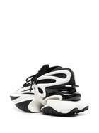 Balmain White Unicorn Leather Sneakers