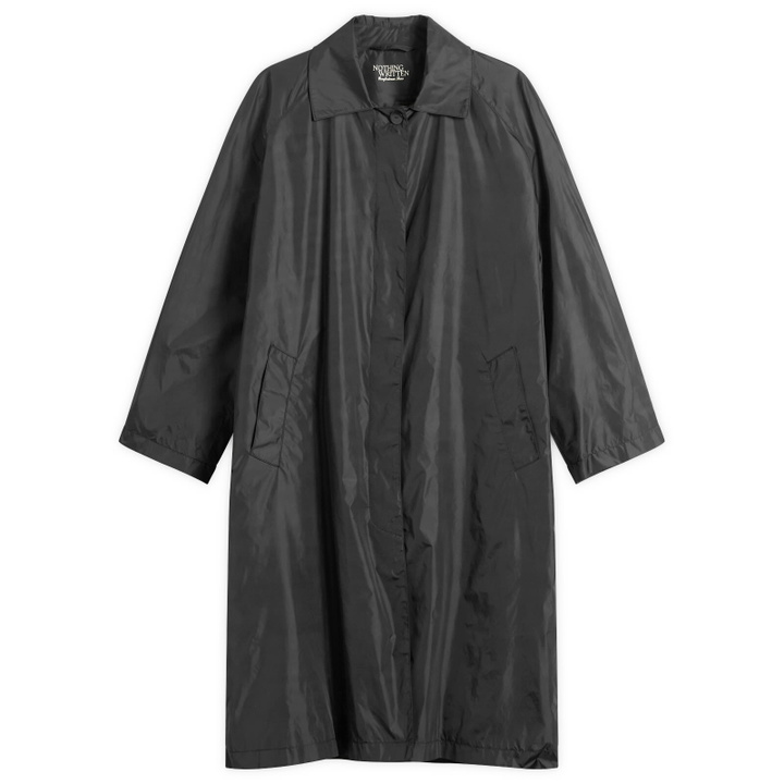 Photo: Nothing Written Women's Urban Nylon Trench Coat in Black
