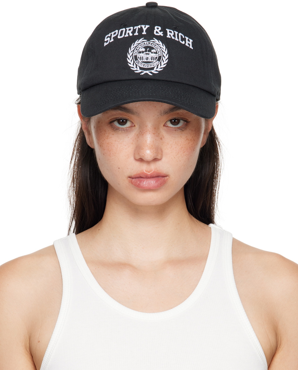 Sporty&Rich｜CAPS (Rizzoli Tennis Hat - Off White/Merlot Sporty & Rich Off-White & Red Rizzoli Tennis Cap Sporty & Rich