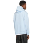 Burberry Blue Logo Albi Hoodie