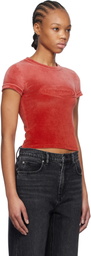 alexanderwang.t Red Faded Baby T-shirt