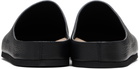 Common Projects Black Leather Clog Loafers