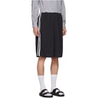 Random Identities Black Sport Sweat Loose-Fit Skirt