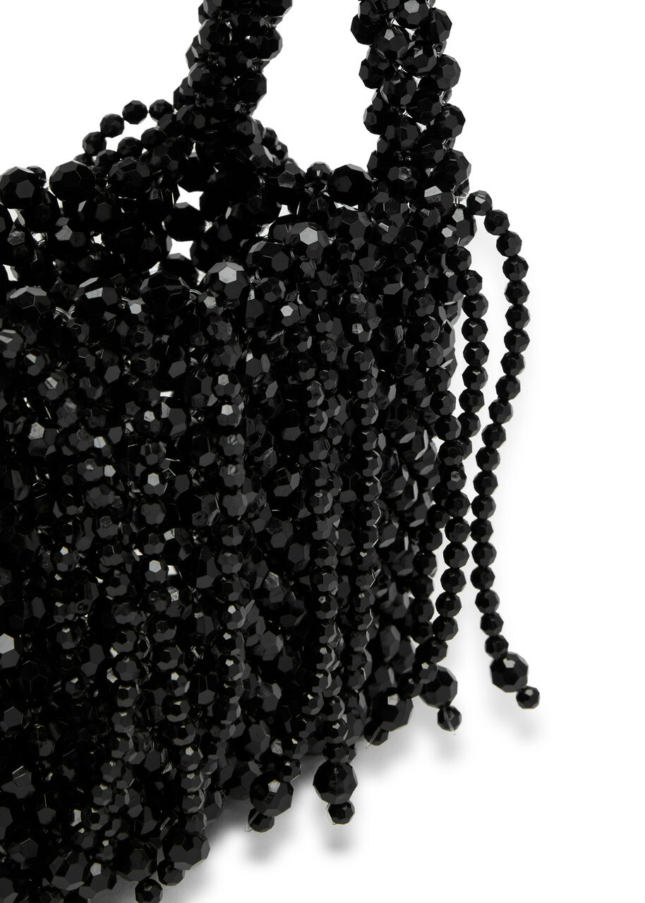 【英国発Sister Jane】Gala beaded top handle bag ビーズバッグ Sister Jane Gala Beaded top Handle bag - Black - One Size