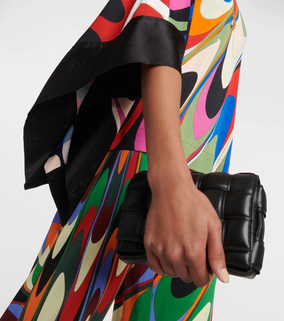 Pucci Patchwork draped blouse Emilio Pucci