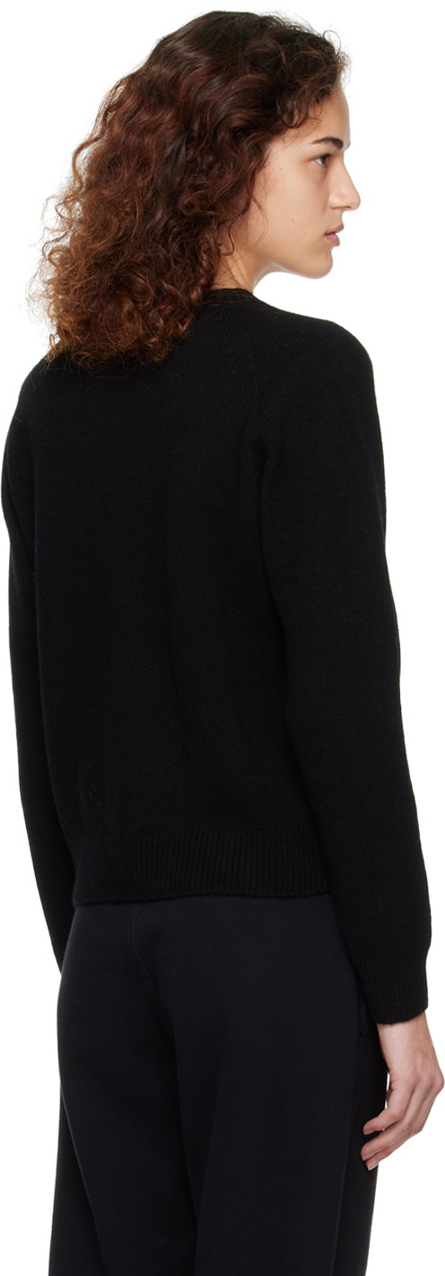 Sunspel Black Crewneck Sweater