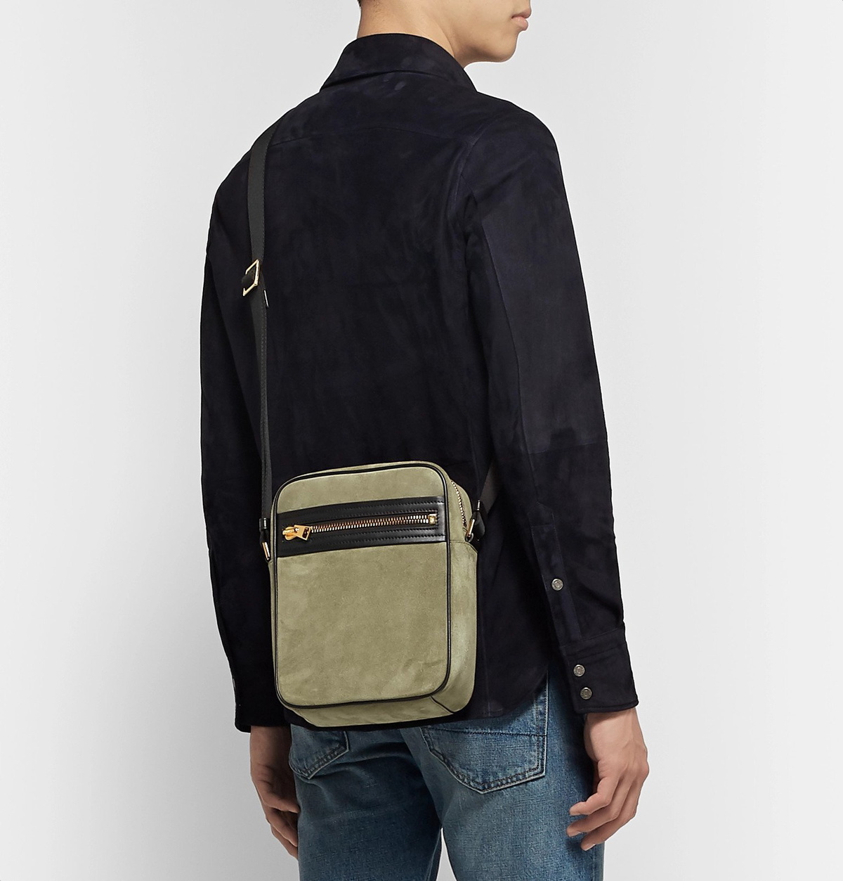 Ford Unisex Messenger Leather Bag