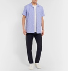 Comme des Garçons SHIRT - Camp-Collar Polka-Dot Cotton-Seersucker Shirt - Men - Light blue