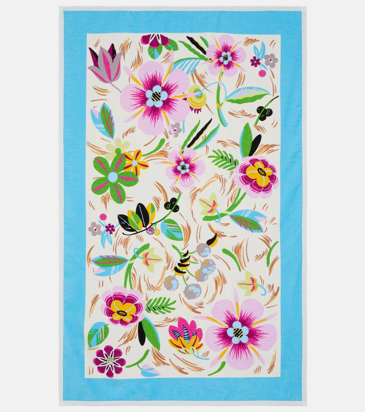 Gucci Floral cotton beach towel