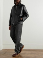 AGOLDE - Chadwick Full-Grain Leather Jacket - Black