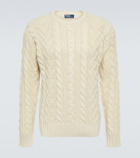 Polo Ralph Lauren Cable-knit cotton-blend sweater