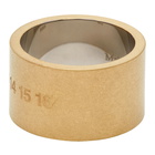 Maison Margiela Gold Chunky Numbers Ring