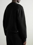 AMIRI - Oversized Logo-Print Cotton-Jersey Sweatshirt - Black