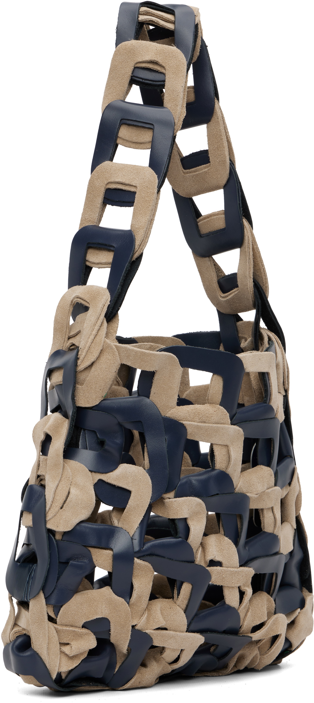 SC103 Navy & Beige Links Bag