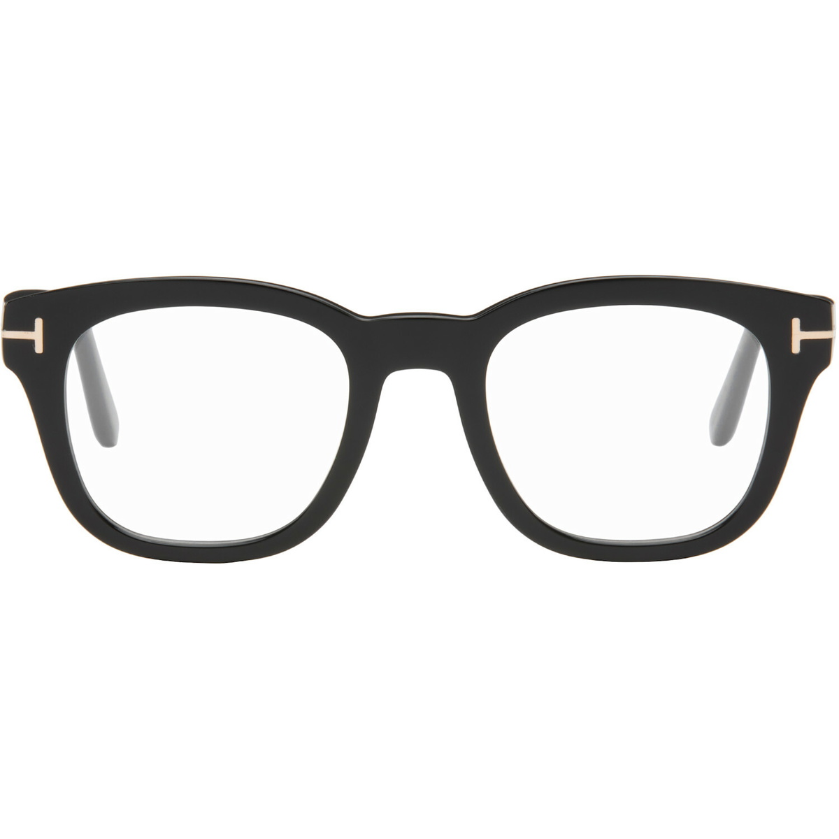 TOM FORD Black Blue Block Soft Square Blue Light Optical Glasses
