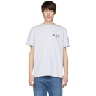 A.P.C. Grey US Logo T-Shirt