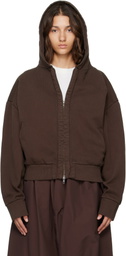 Entire Studios Brown Thermal Hoodie