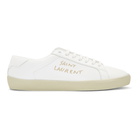 Saint Laurent White SL/06 Court Classic Sneakers