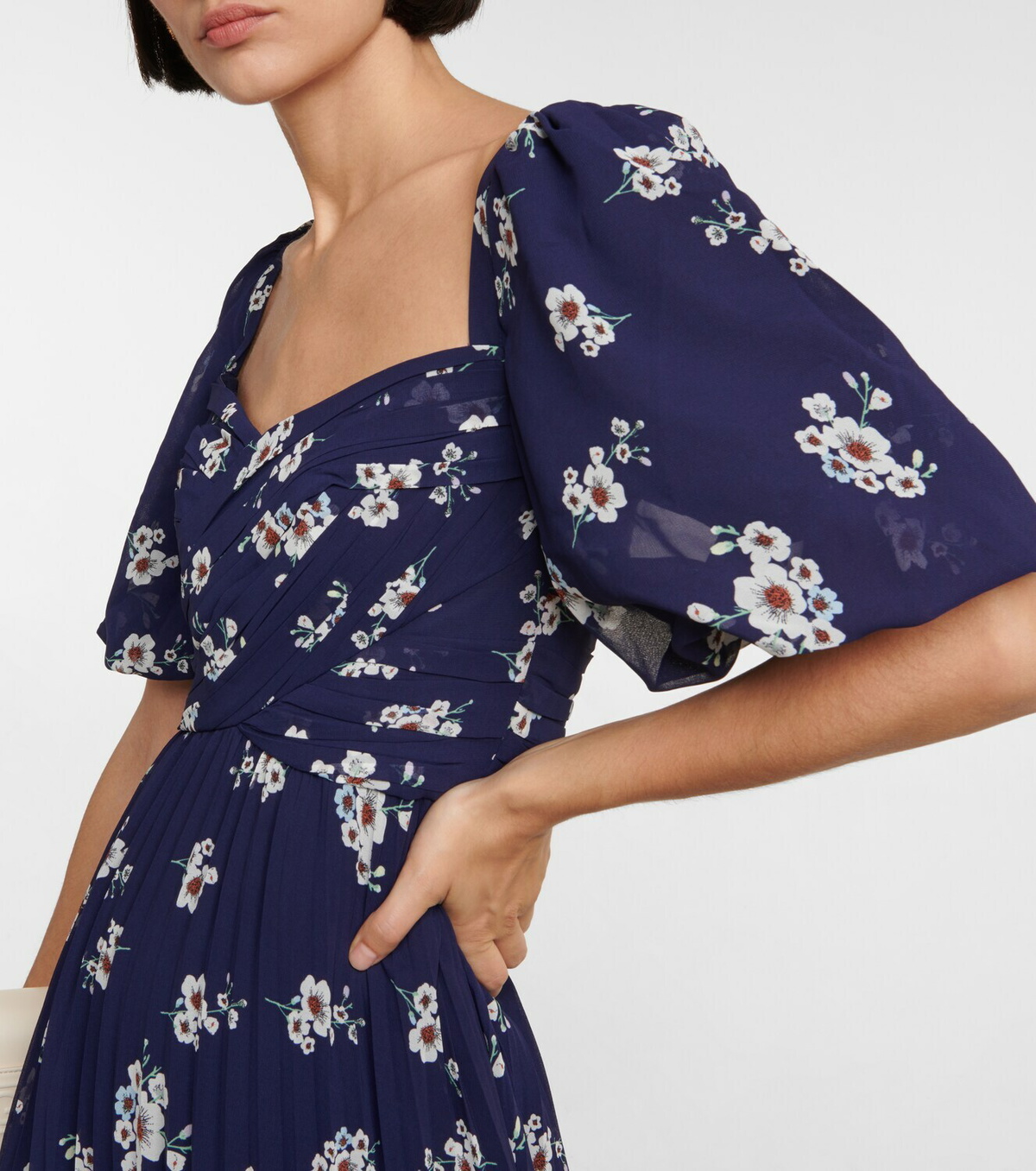 Self-Portrait Floral chiffon maxi dress Self-Portrait