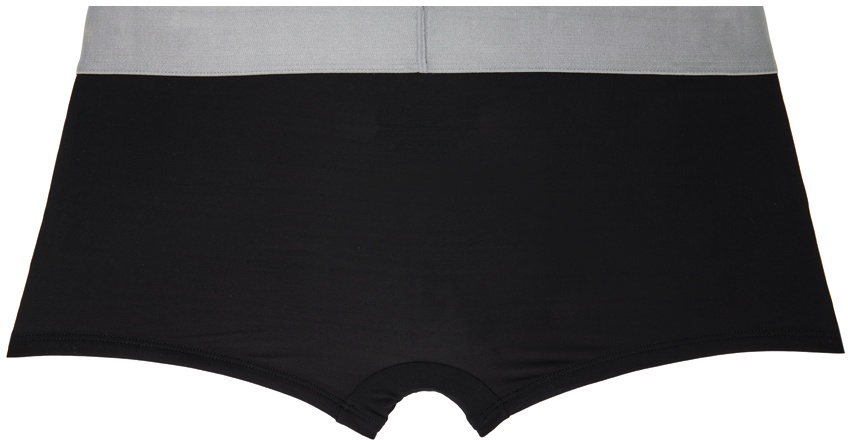 Black Pack of three logo-waistband boxer briefs, Calvin Klein Underwear