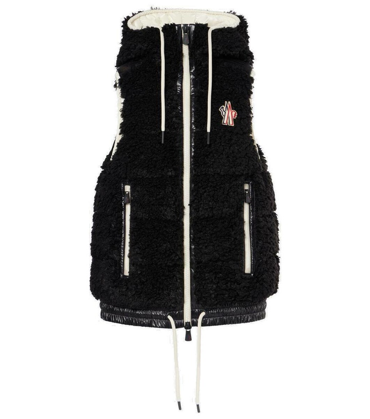 Photo: Moncler Grenoble Logo teddy down vest