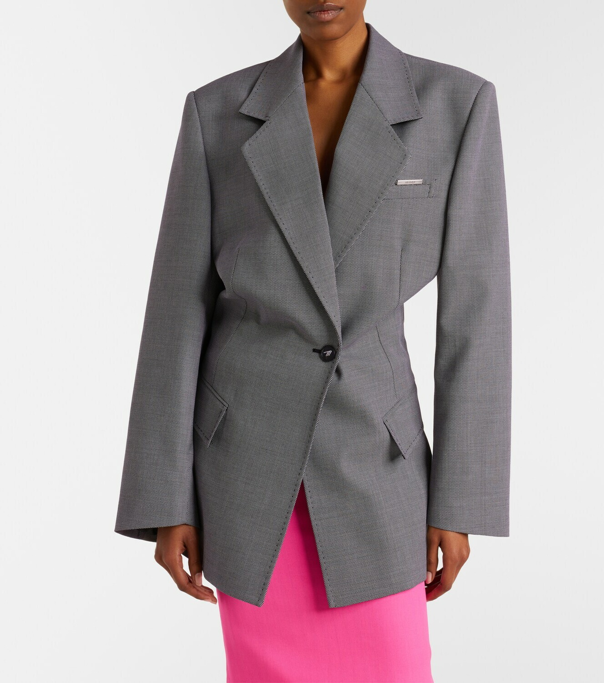 The Attico Wool and cotton blazer