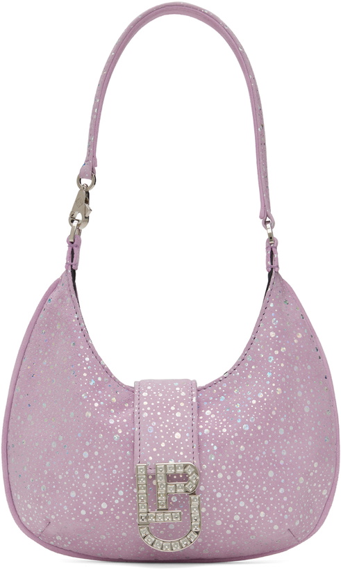Photo: Les Petits Joueurs Purple Cindy Baguette Bag