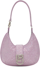 Les Petits Joueurs Purple Cindy Baguette Bag