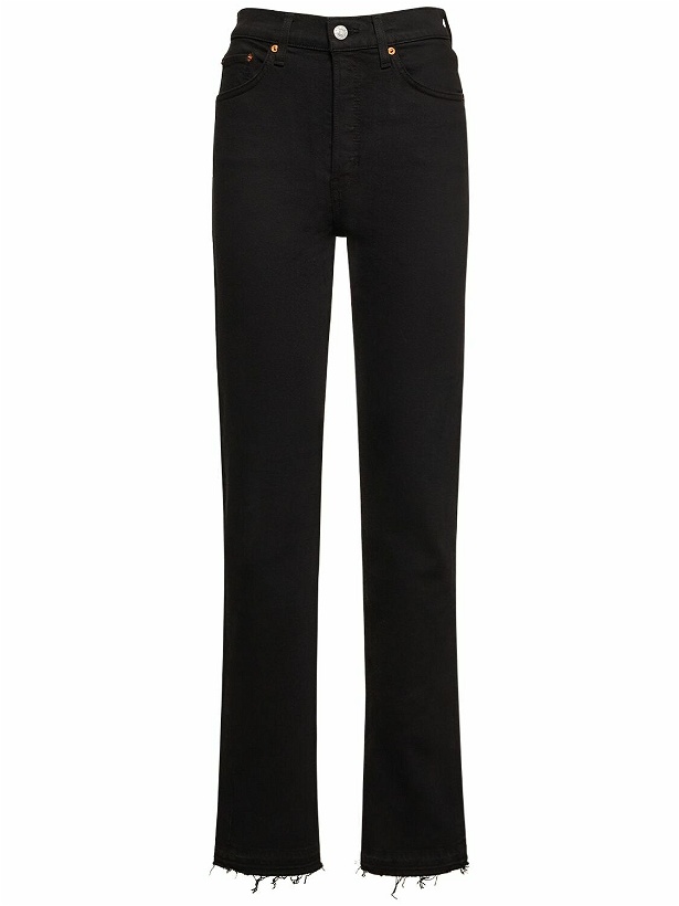 Photo: RE/DONE - 70s High Rise Skinny Boot Cut Jeans