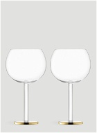Set of Two Luca Balloon Glasses in Gold