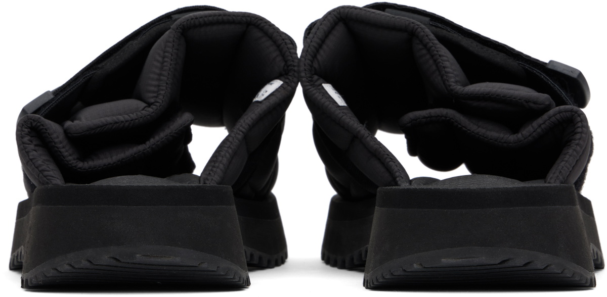 Palm Angels Black SUICOKE Edition MOTO-P Sandals Palm Angels