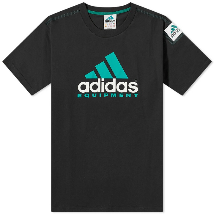 Photo: Adidas Men's EQT Logo T-Shirt in Black
