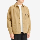 and wander Men's Cordura Cotton Ripstop Shirt Jacket in Beige