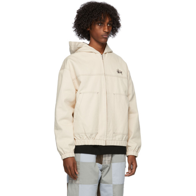 White hot sale worker jacket