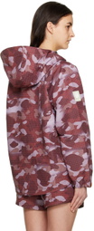 BAPE Burgundy Grid Jacket