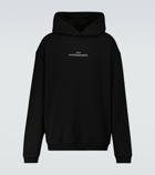 Maison Margiela - Upside down logo hooded sweatshirt