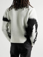 Alexander McQueen - Jacquard-Knit Sweater - Black