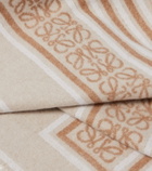 Loewe Anagram wool and cashmere scarf