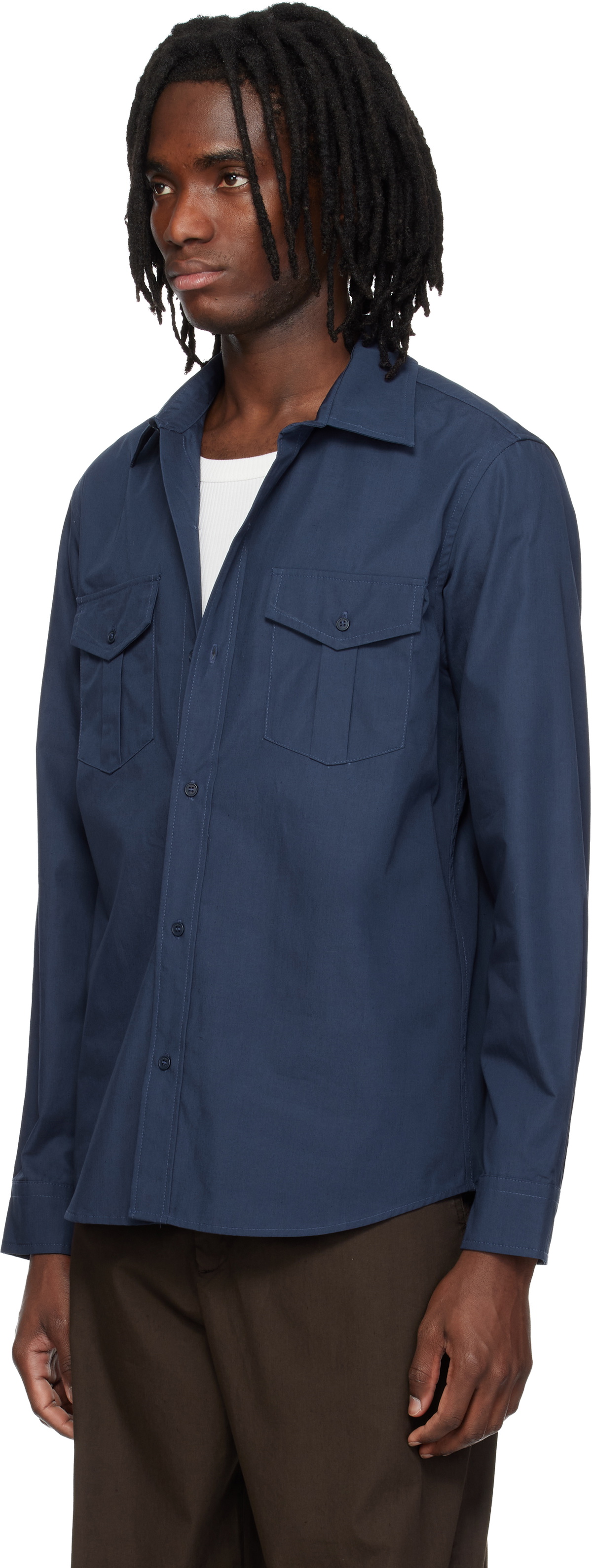 A.P.C. Navy Warren Shirt